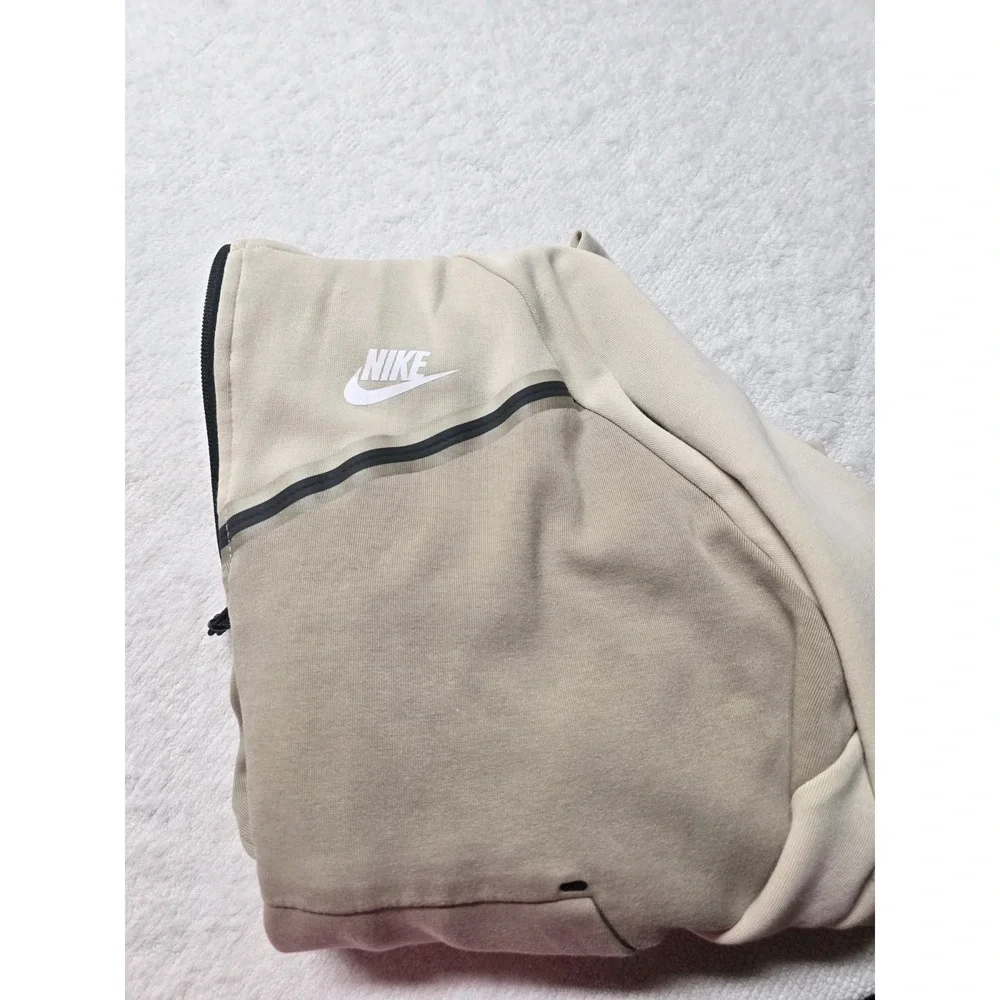 Nike Tech Fleece Full Zip Hoodie Women's Plus 1X Beige Brown Athletic Jacket